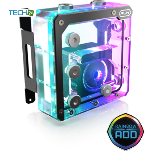 RAIJINTEK, ACHERON_120_DDC_RBW, 水冷LEDポンプ, 水冷, 水冷パーツ